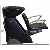 Salon beauty Unit Barber shampoo chair. Hair salon shampoo chairs