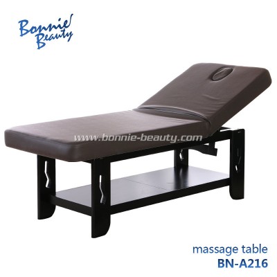 heavy duty spa used wooden facial bed for beauty shop BN-A216